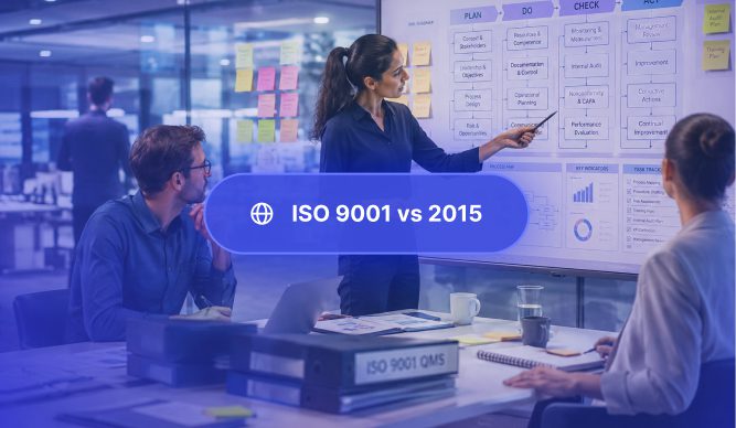 ISO 9001 vs 2015 LV2
