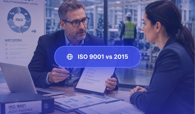 ISO 9001 vs 2015 LV3
